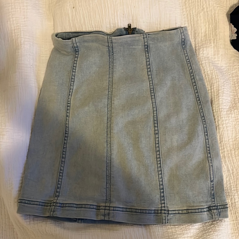 Denim miniskirt